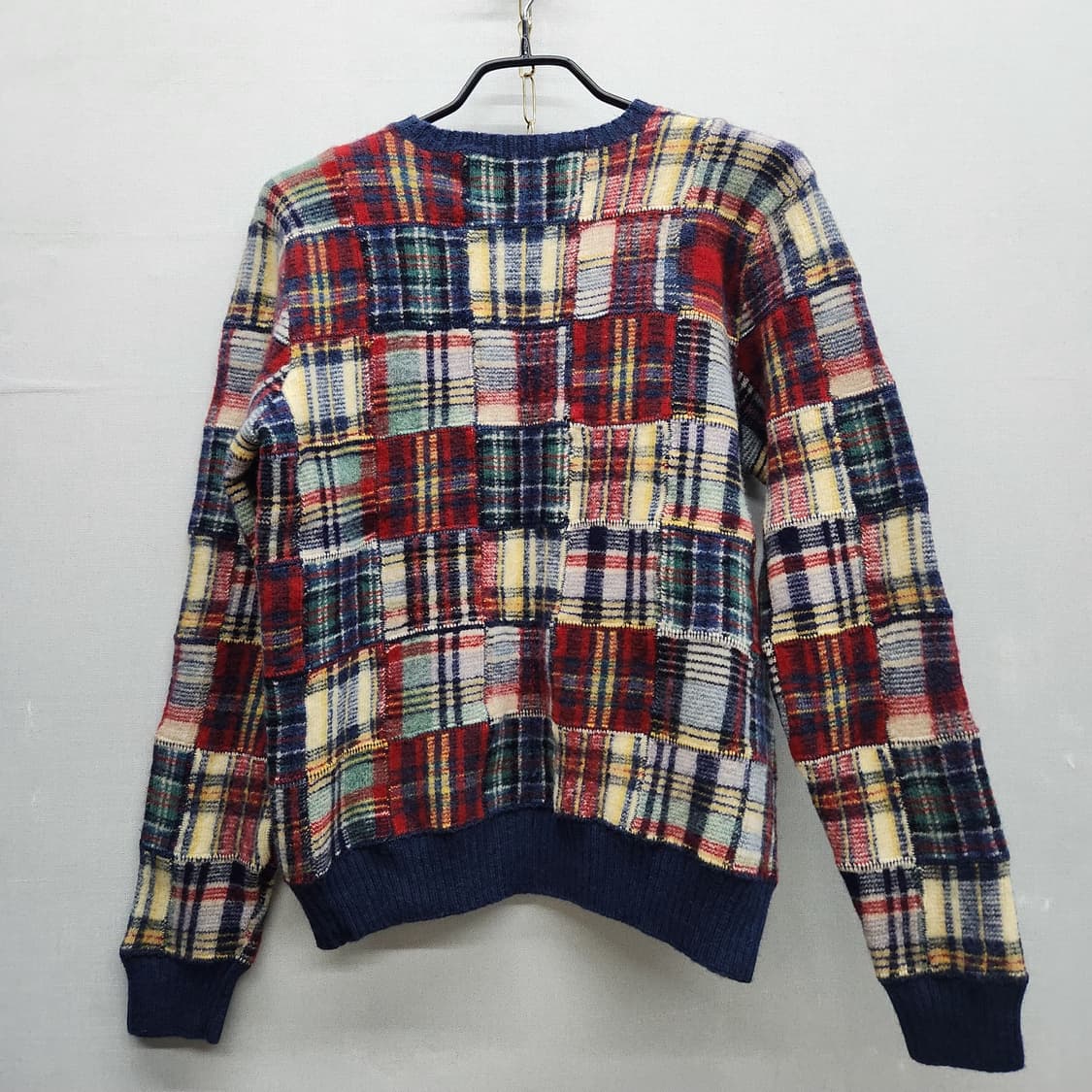 폴로랄프로렌 타탄체크 패치워크 빈티지 니트 M(M) 상품이미지4
