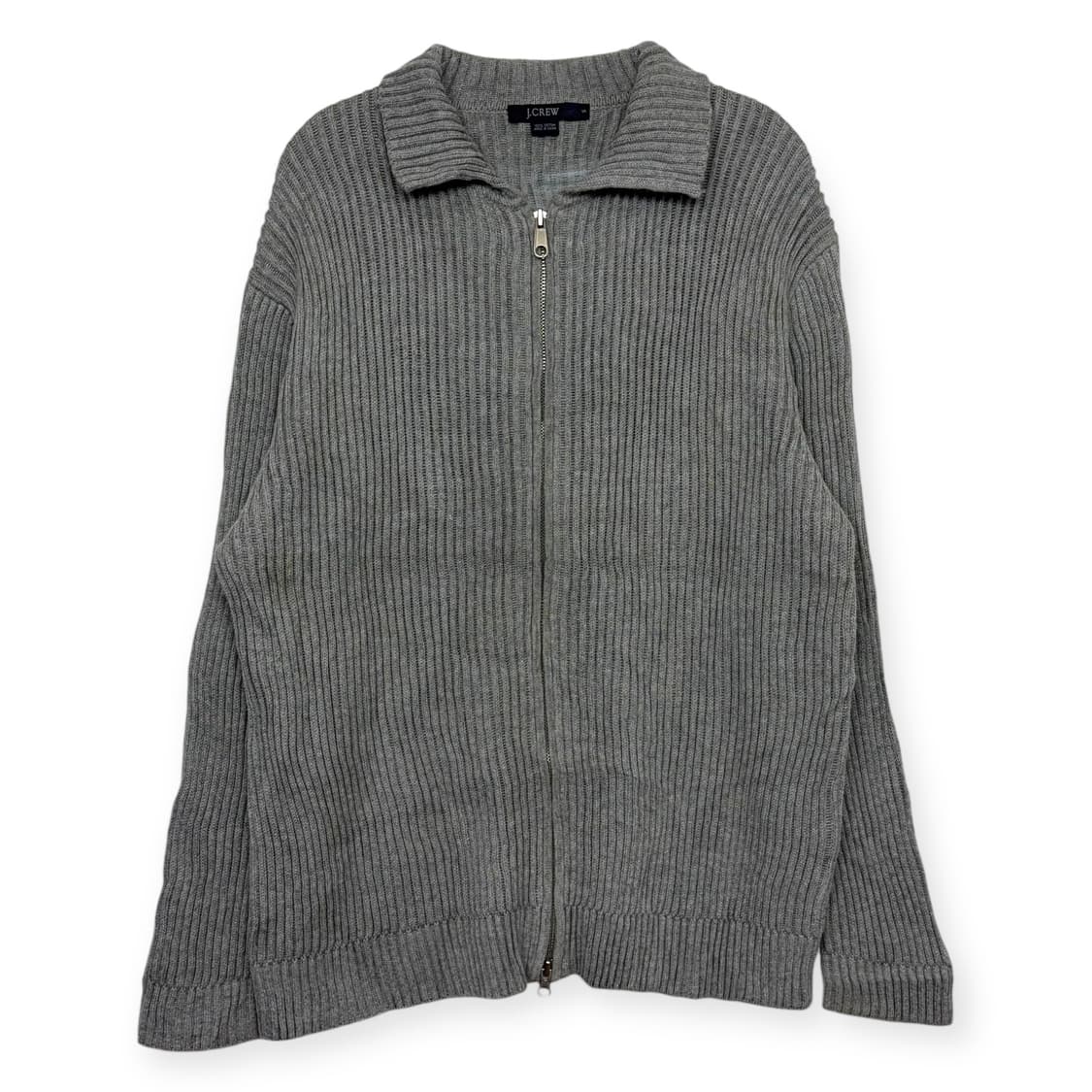 제이크루 카라 니트 집업 가디건 상품이미지1