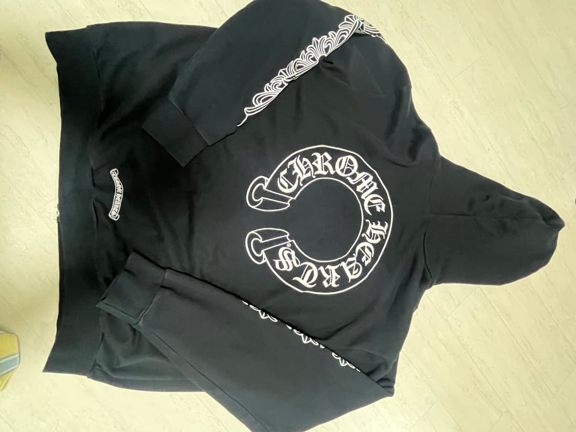 크롬하츠 홀스슈 플로랄 후드집업 상품이미지2