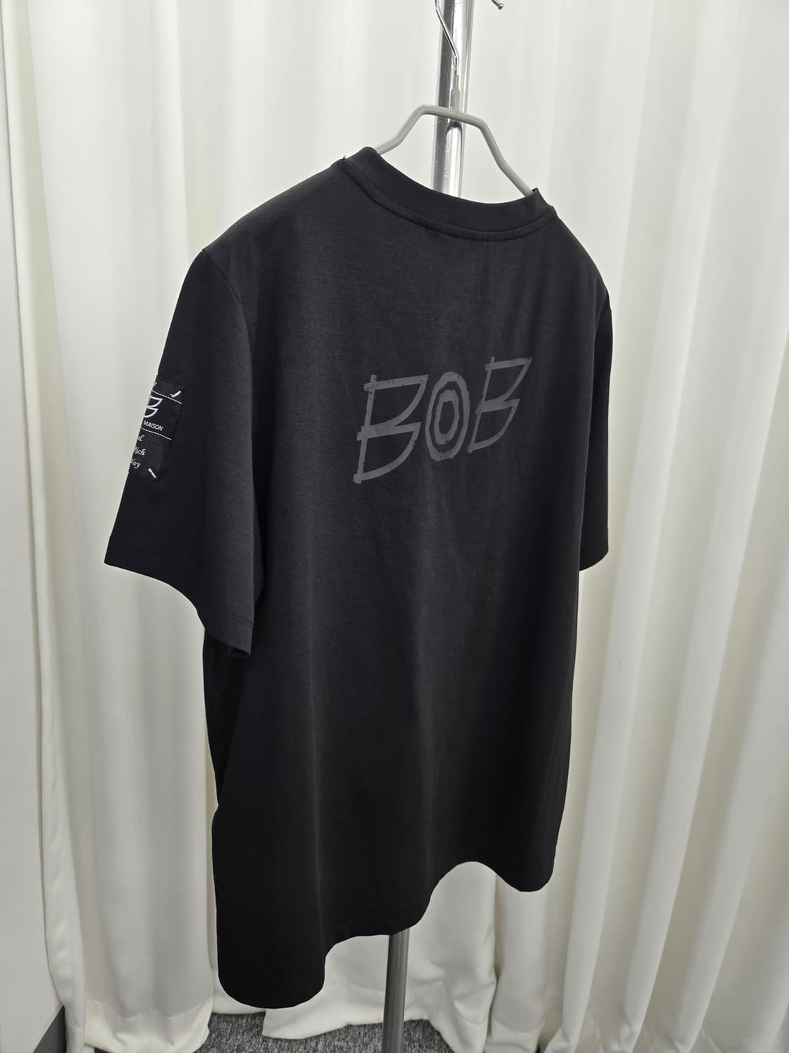 [95] bob 포켓 반팔 블랙 상품이미지2