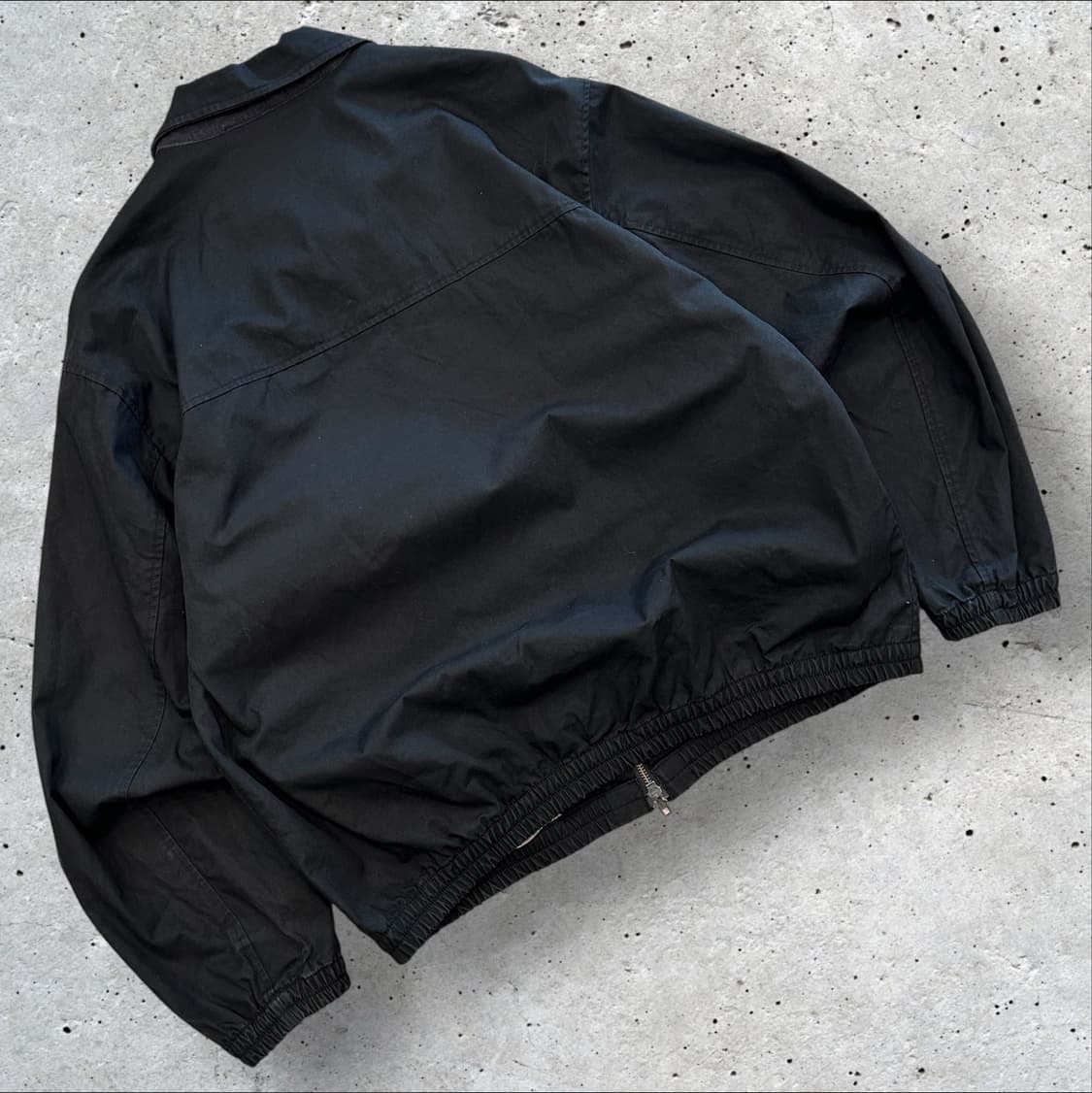 [XL] 커버낫 코튼 블루종 워크 자켓 블랙 A561 상품이미지2