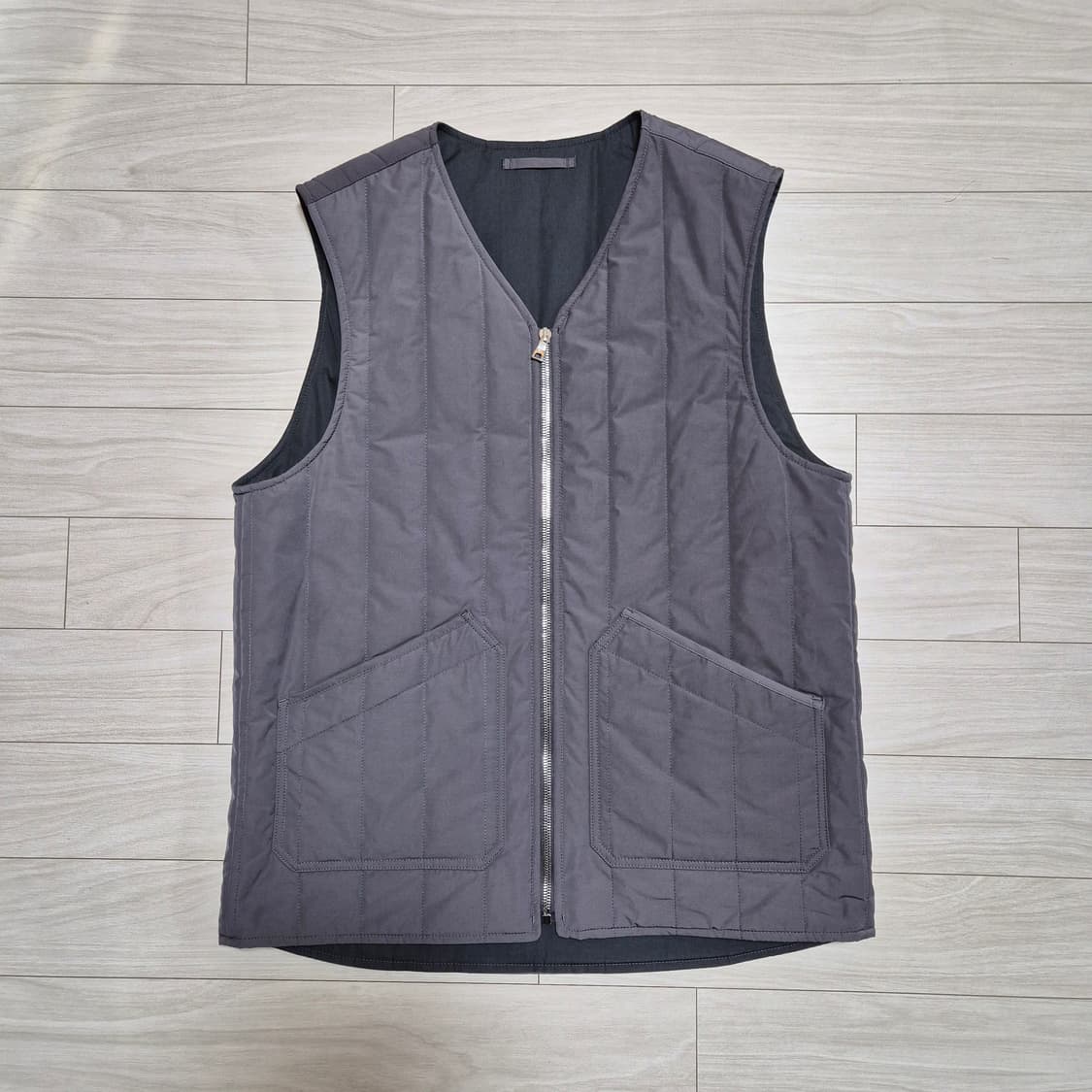 미스터포터 퀼팅베스트 M 그레이 상품이미지1