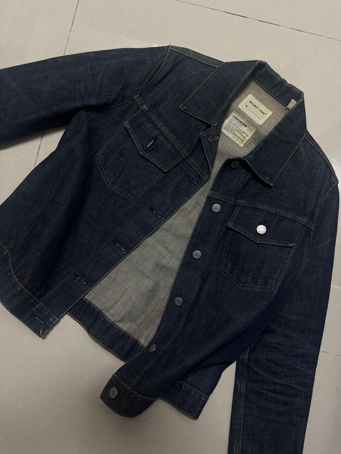 helmut lang 핼무트랭 클래식 생지 데님 자켓 상품이미지1