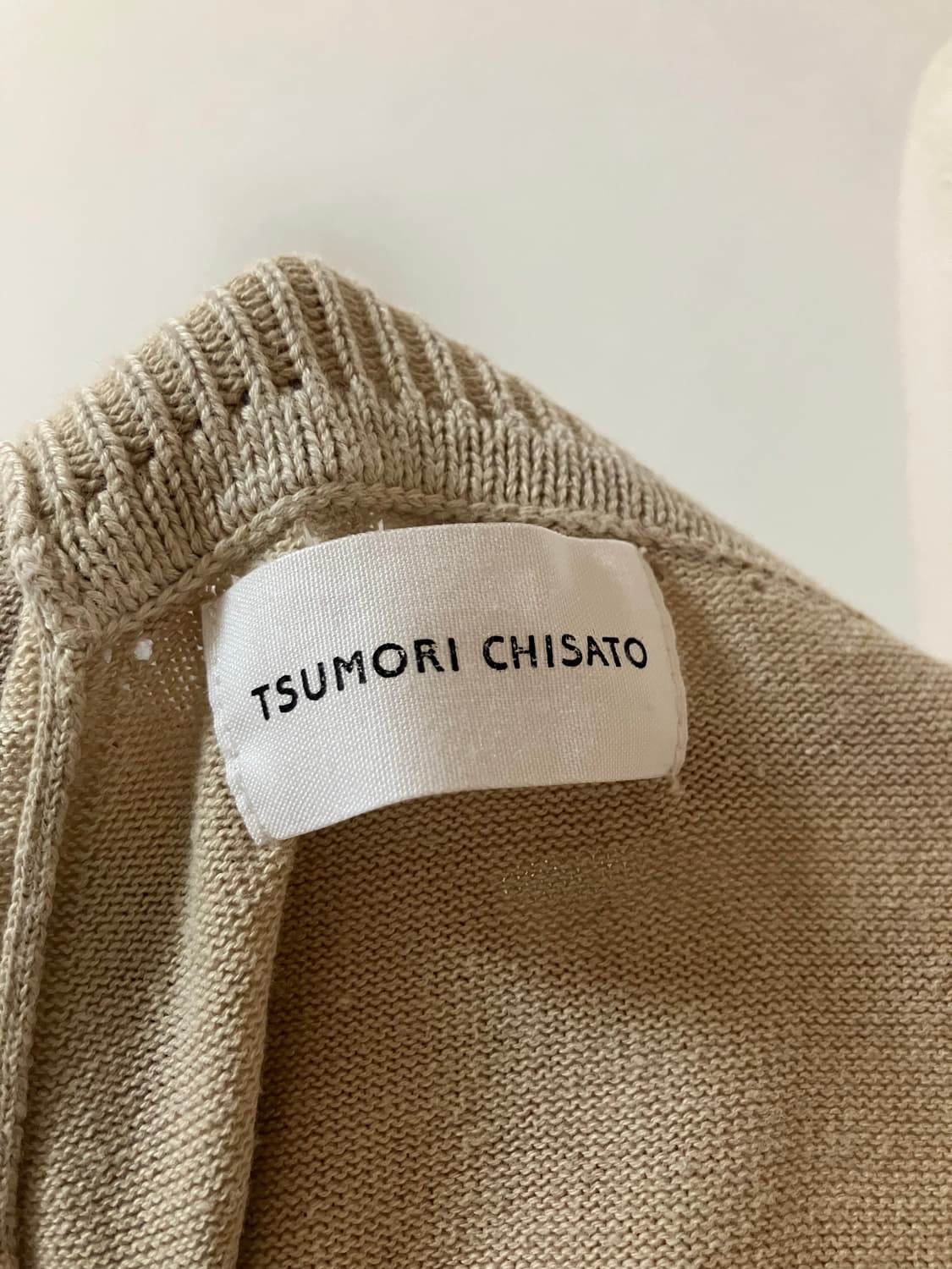 츠모리치사토 tsumori chisato 아이보리 숏가디건 모리걸 하구미 상품이미지3