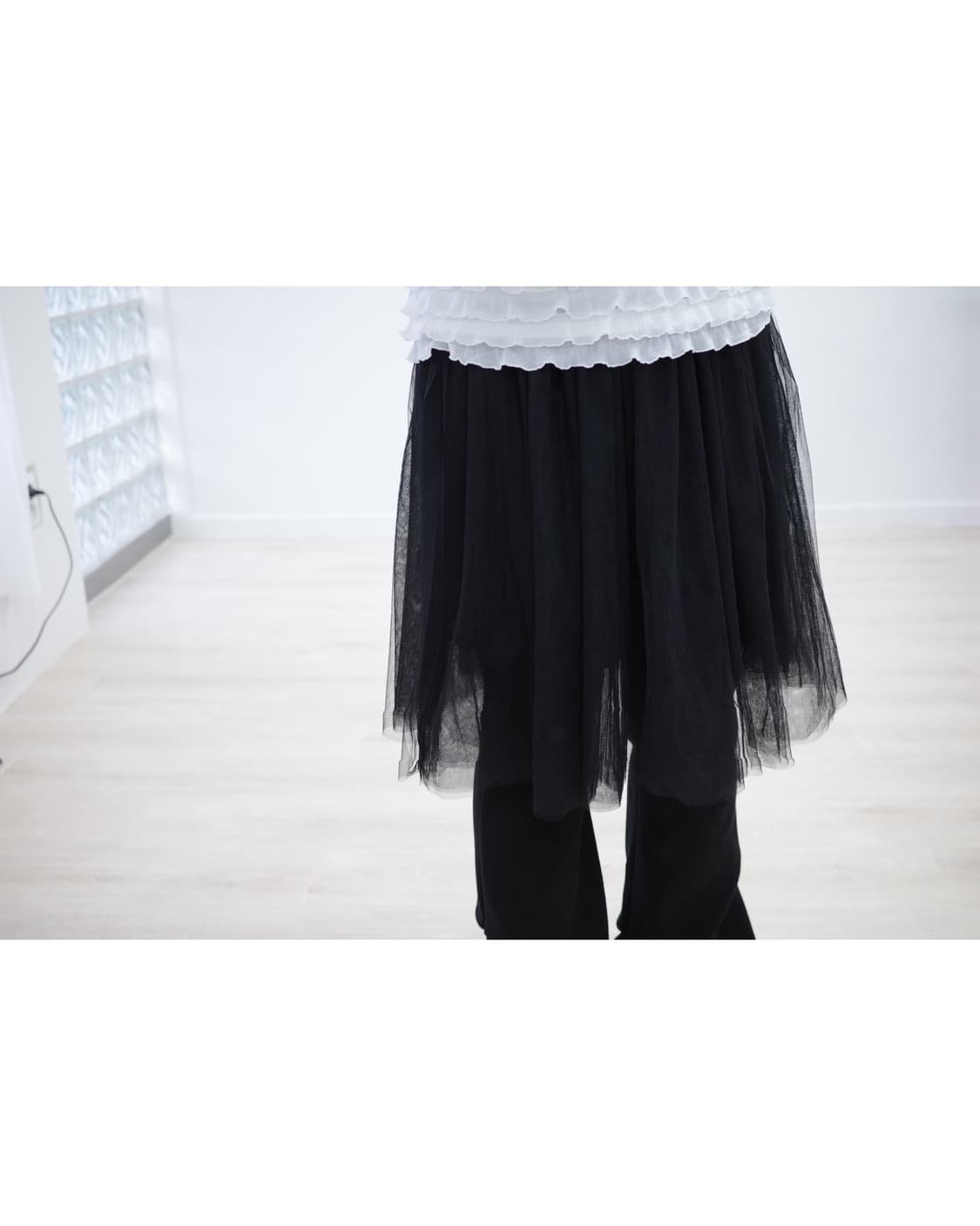 Black sha skirt 상품이미지2