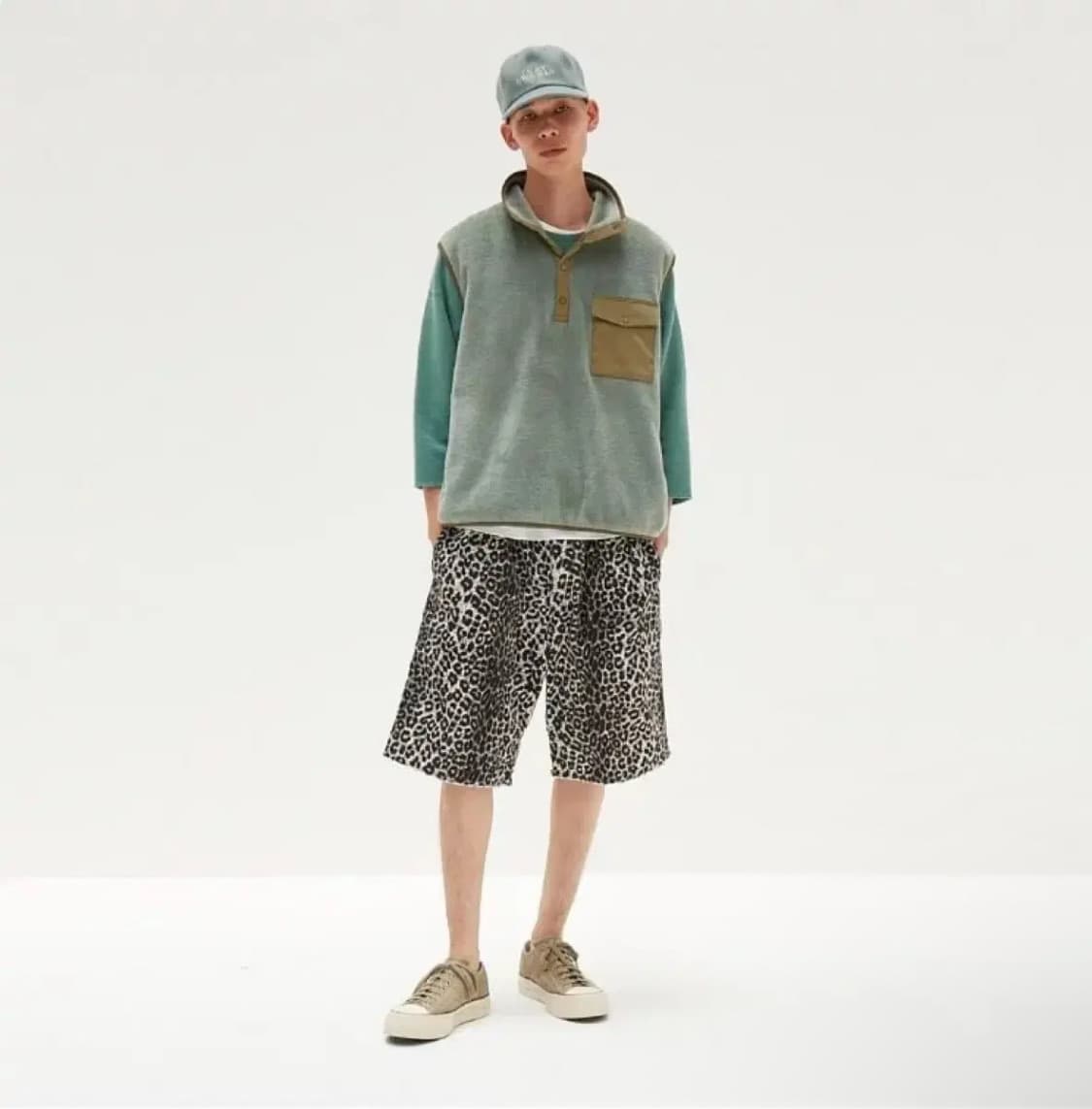 23ss CORONEL SHORTS LEOPARD 상품이미지1