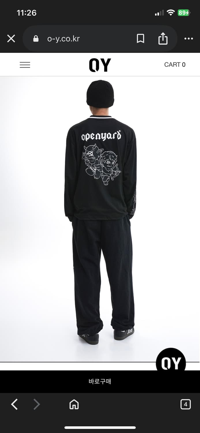 Oy 엔젤 데빌스 롱 슬리브티 상품이미지3