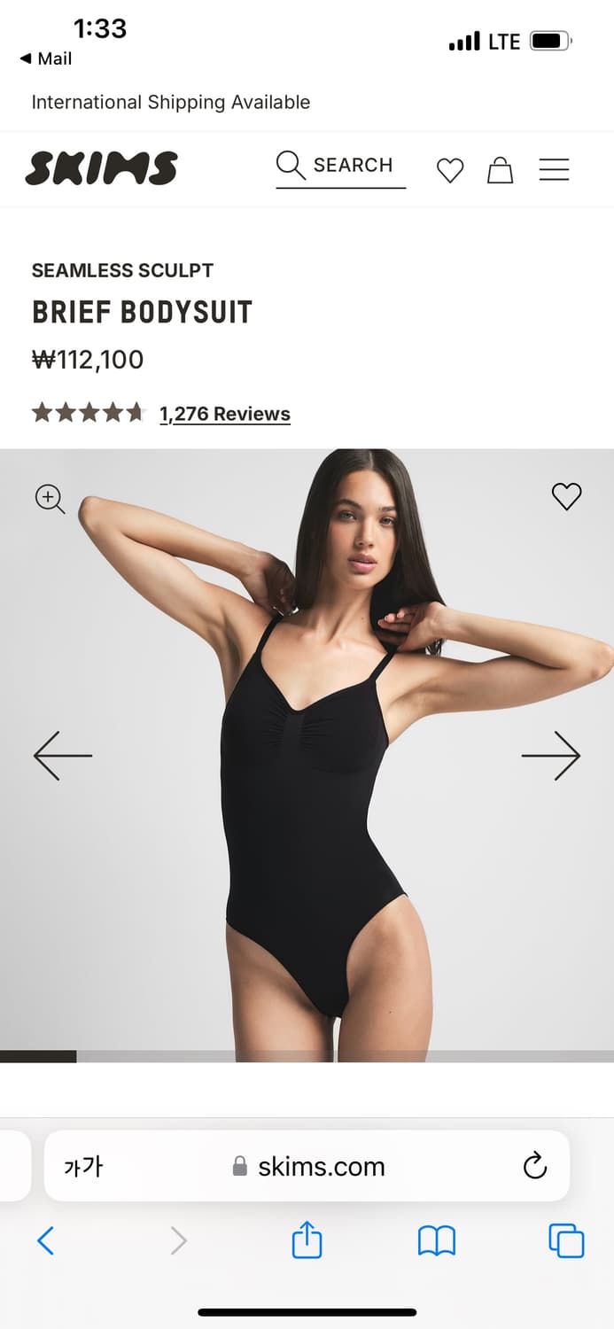 SKIMS SEAMLESS SCULPT BRIEF BODYSUIT 스킴스 상품이미지5