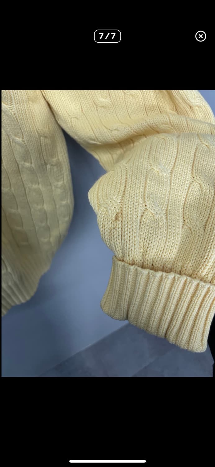 폴로랄프로렌 자수로고 케이블 니트 가디건 A3054 상품이미지7