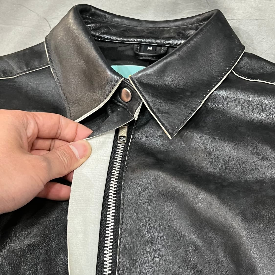  nona manis 리얼레더 자켓 y16167 상품이미지4