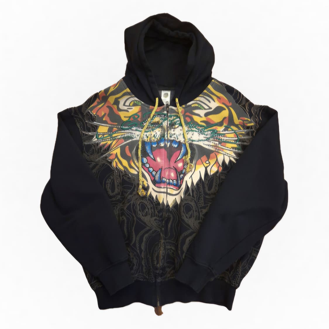 에드 하디 멜로즈 호랑이 프린트 후드 집업 상품이미지1