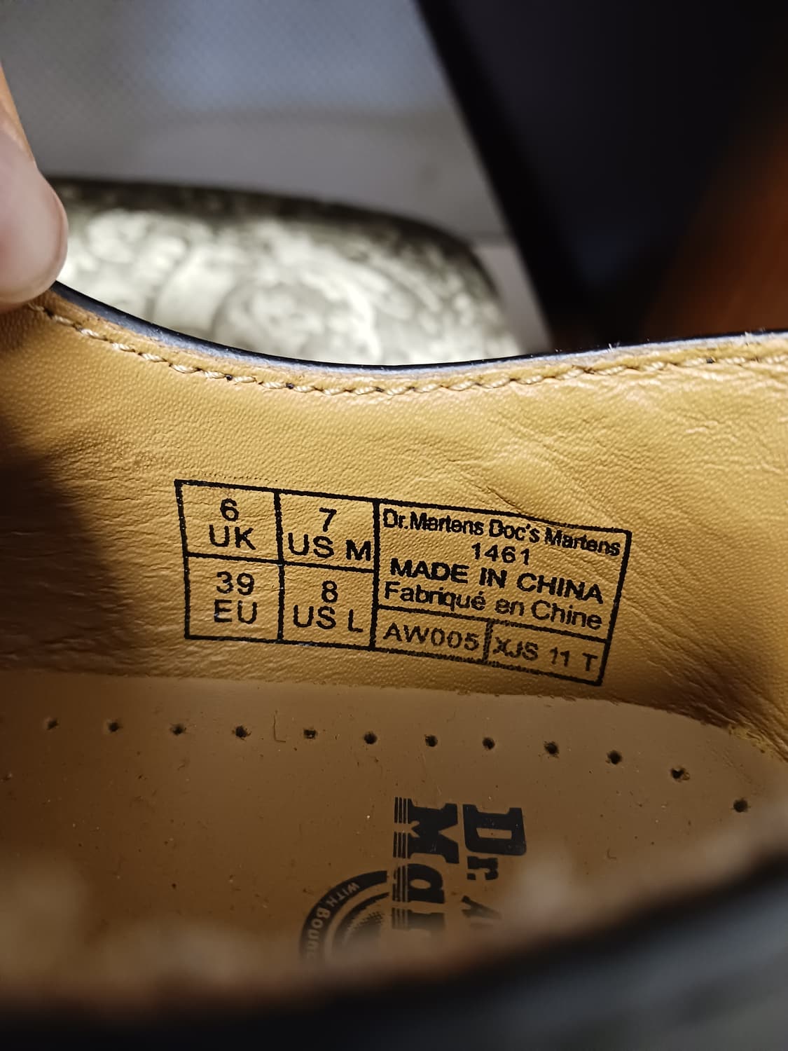 닥터마틴 1461 스무스 블랙  상품이미지4