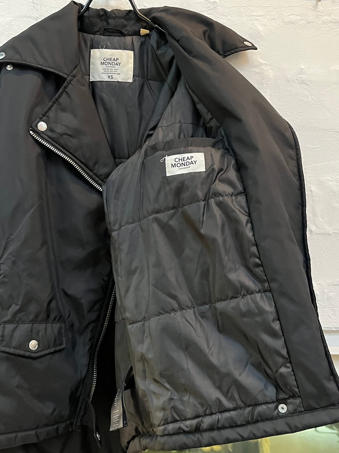 Cheap Monday 나일론 크레이브 자켓 XS 상품이미지5
