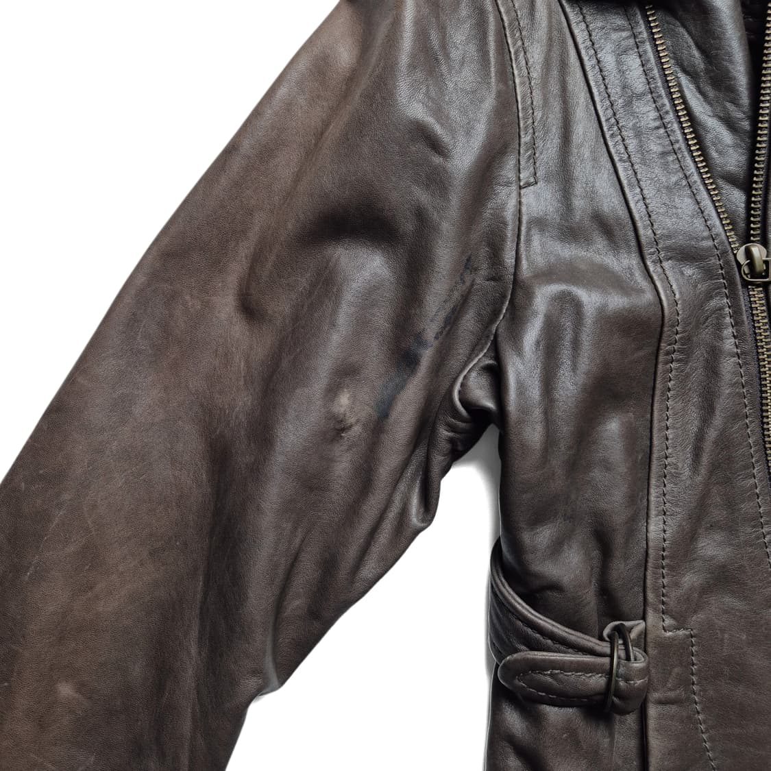 [M] 디젤 양가죽 라이더 자켓 상품이미지5