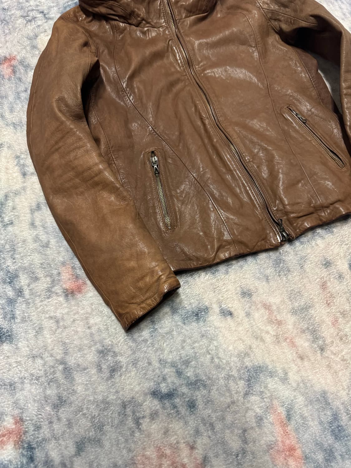 Goa 00s archive bono type leather jacket 상품이미지5