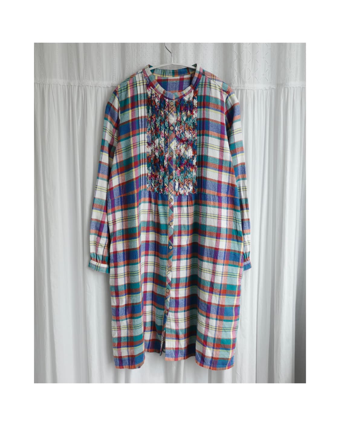 Plump.m check mori one-piece 상품이미지3