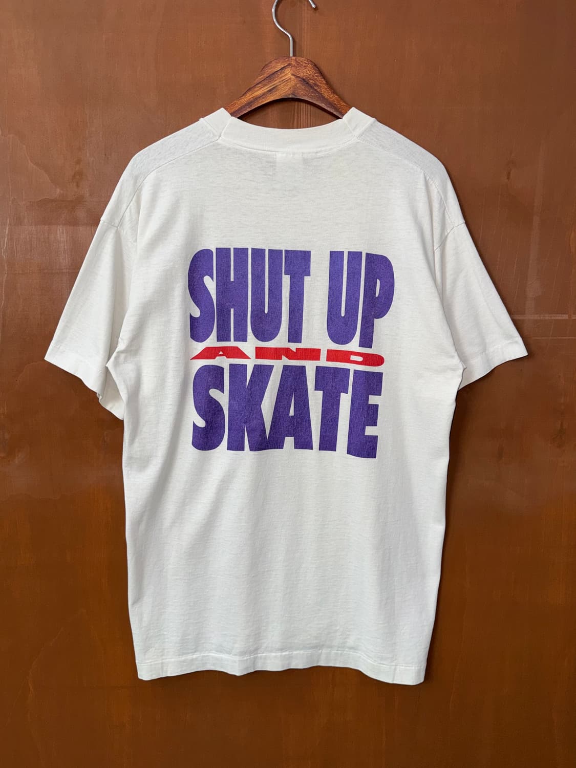 80s 프루트오브더룸 shut up and skate 티셔츠 상품이미지1