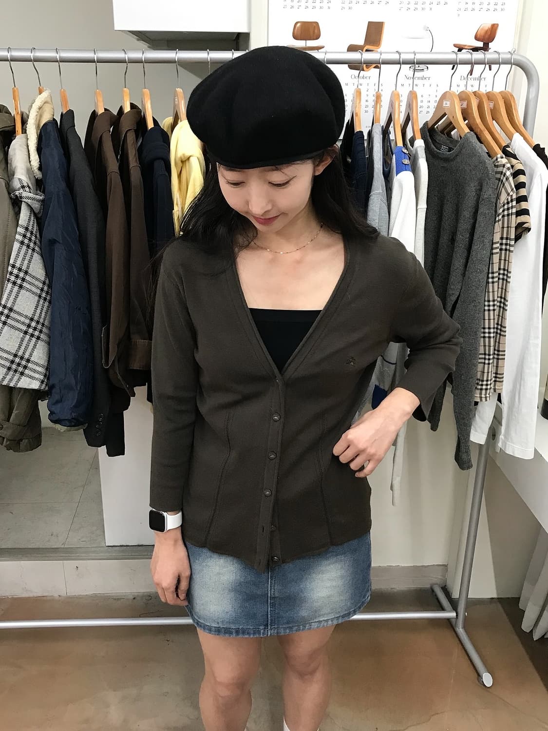 버버리 로고 가디건 상품이미지8