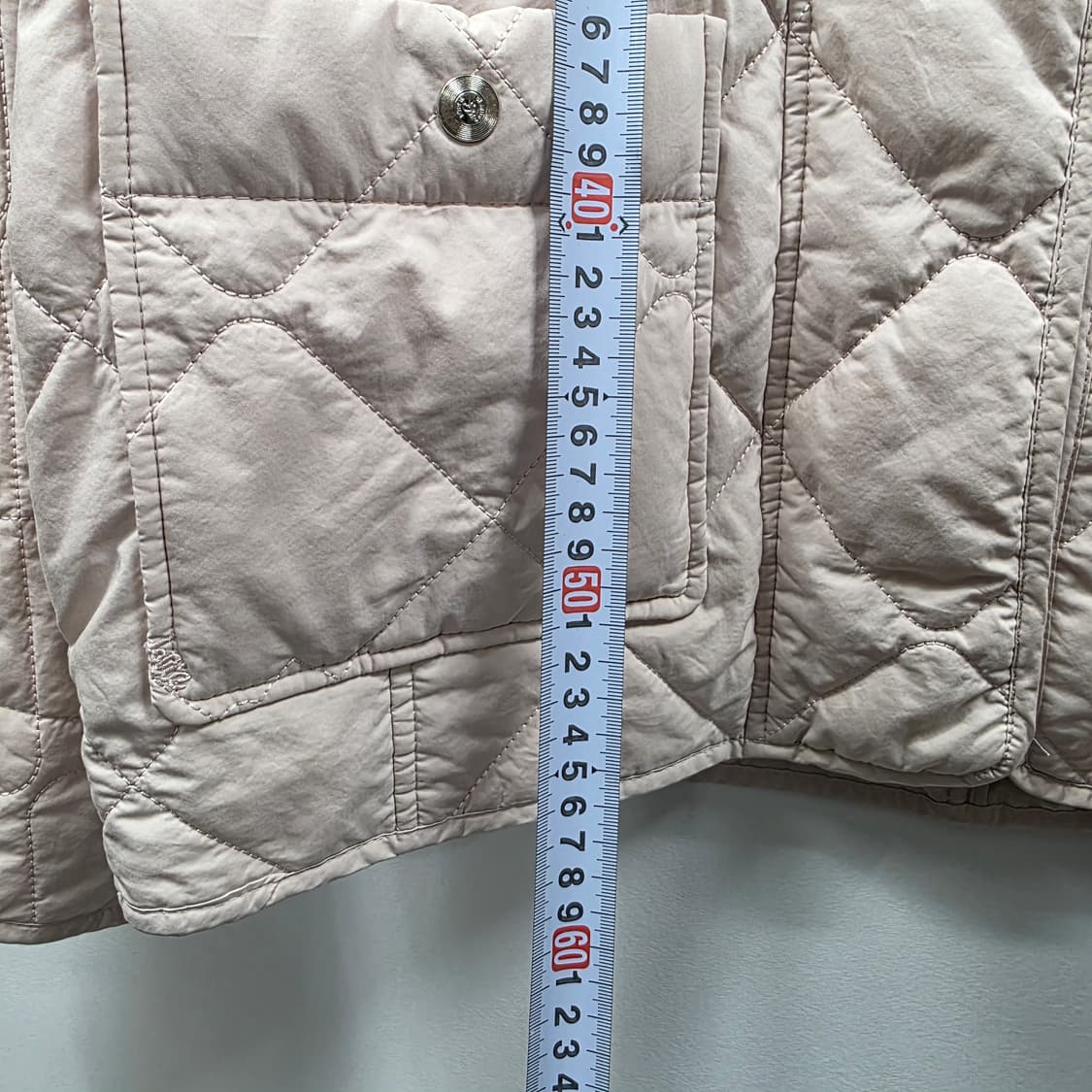 0712 [에스제이에스제이]한섬 리본 포인트 퀼팅자켓 23ss 상품이미지6