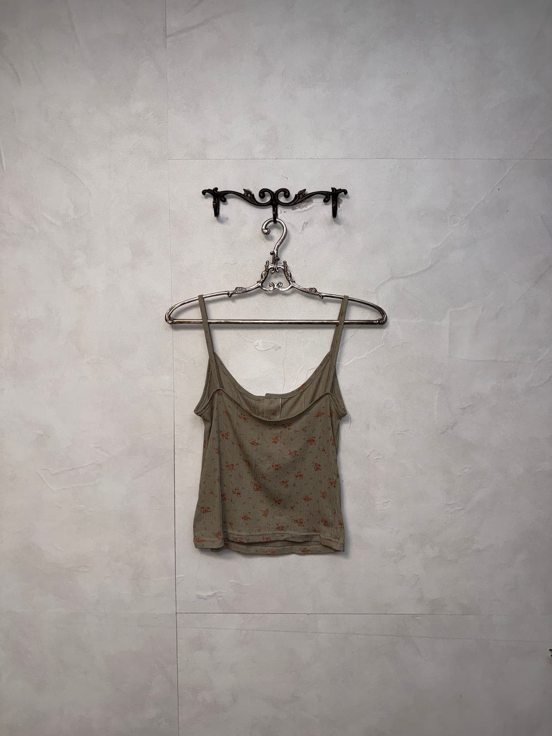 Ash orange floral sleeveless  상품이미지5