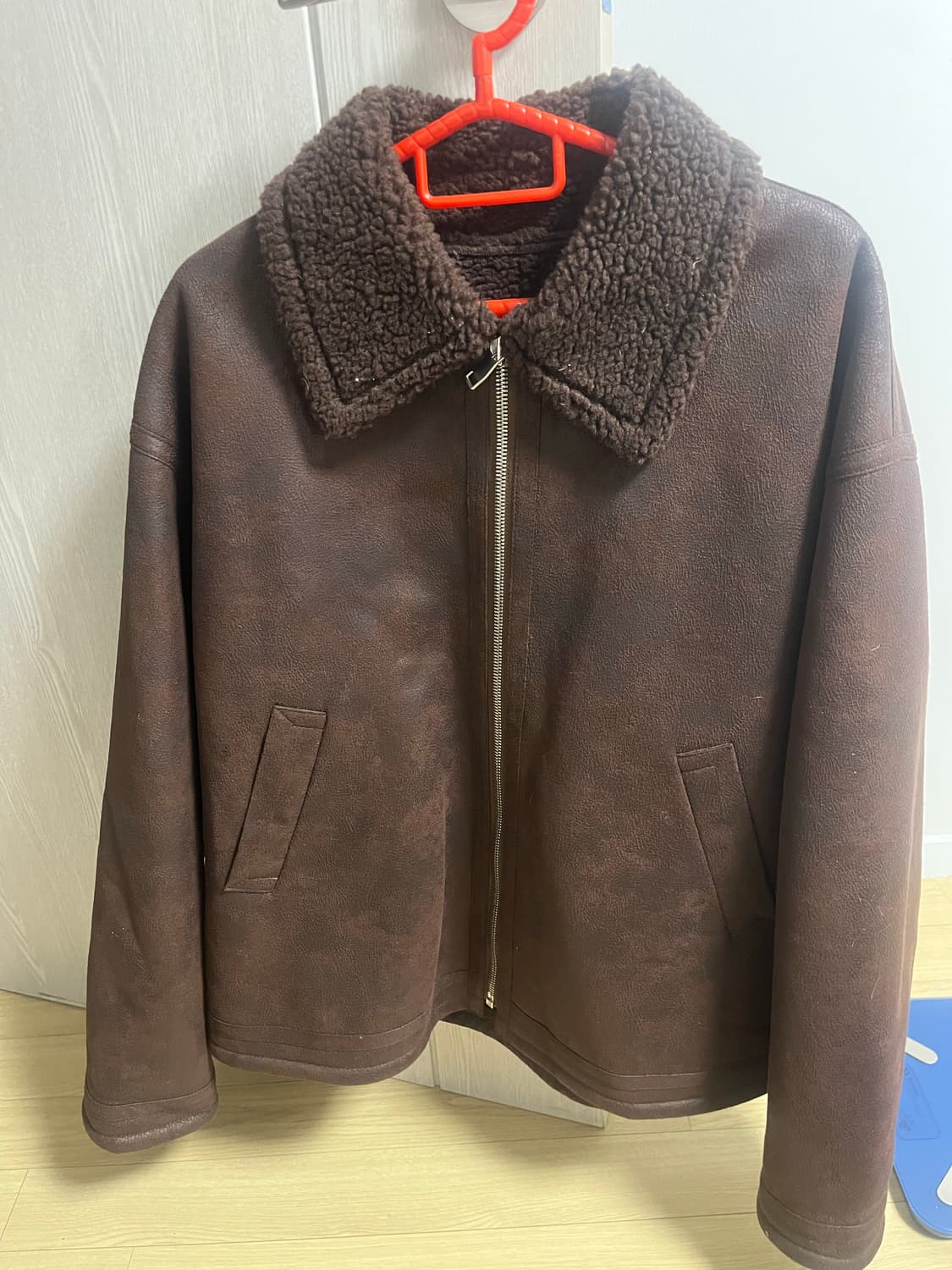 EZIO 브라운 무스탕 상품이미지1