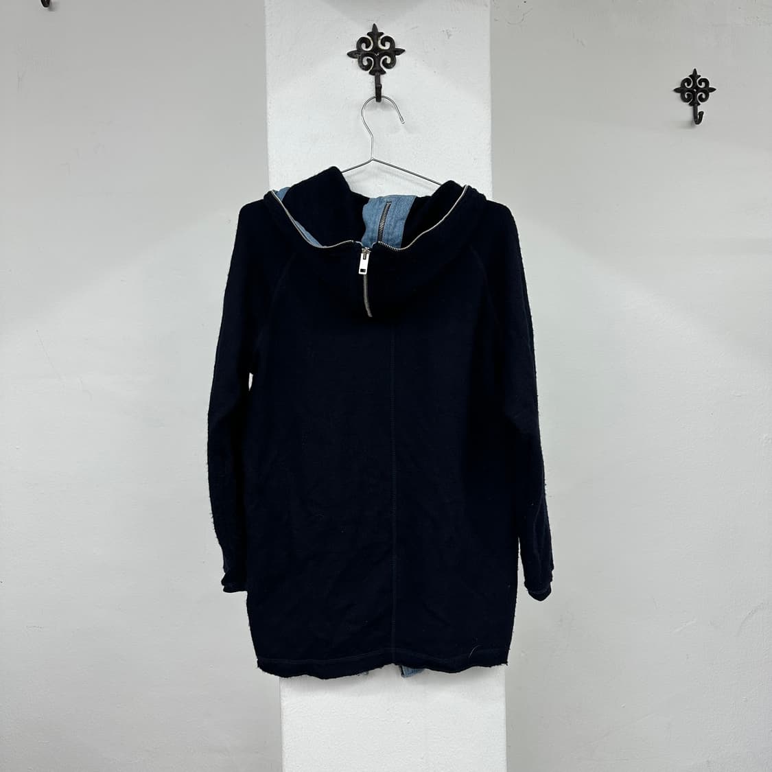 Diesel navy hood zip 상품이미지5