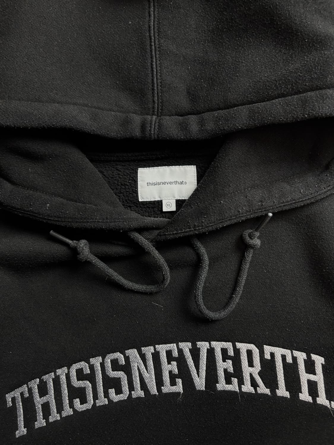 디스이즈네버댓 빅로고 아치로고 박시핏 후드 티셔츠 1500 상품이미지4