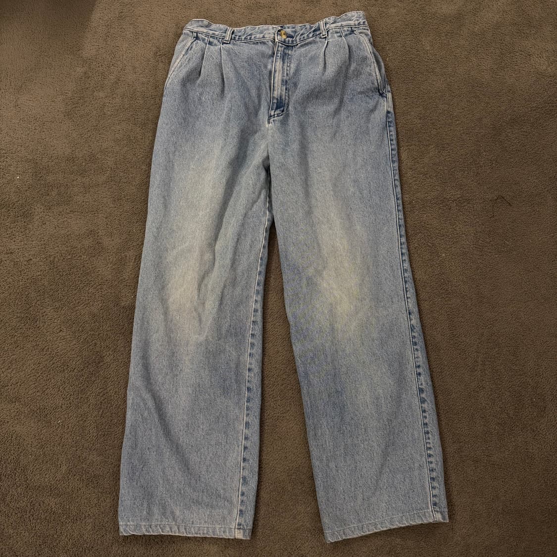 [정품/88-100] 00s Lee 리 투턱 아메카지 워크웨어 데님 팬츠 상품이미지2
