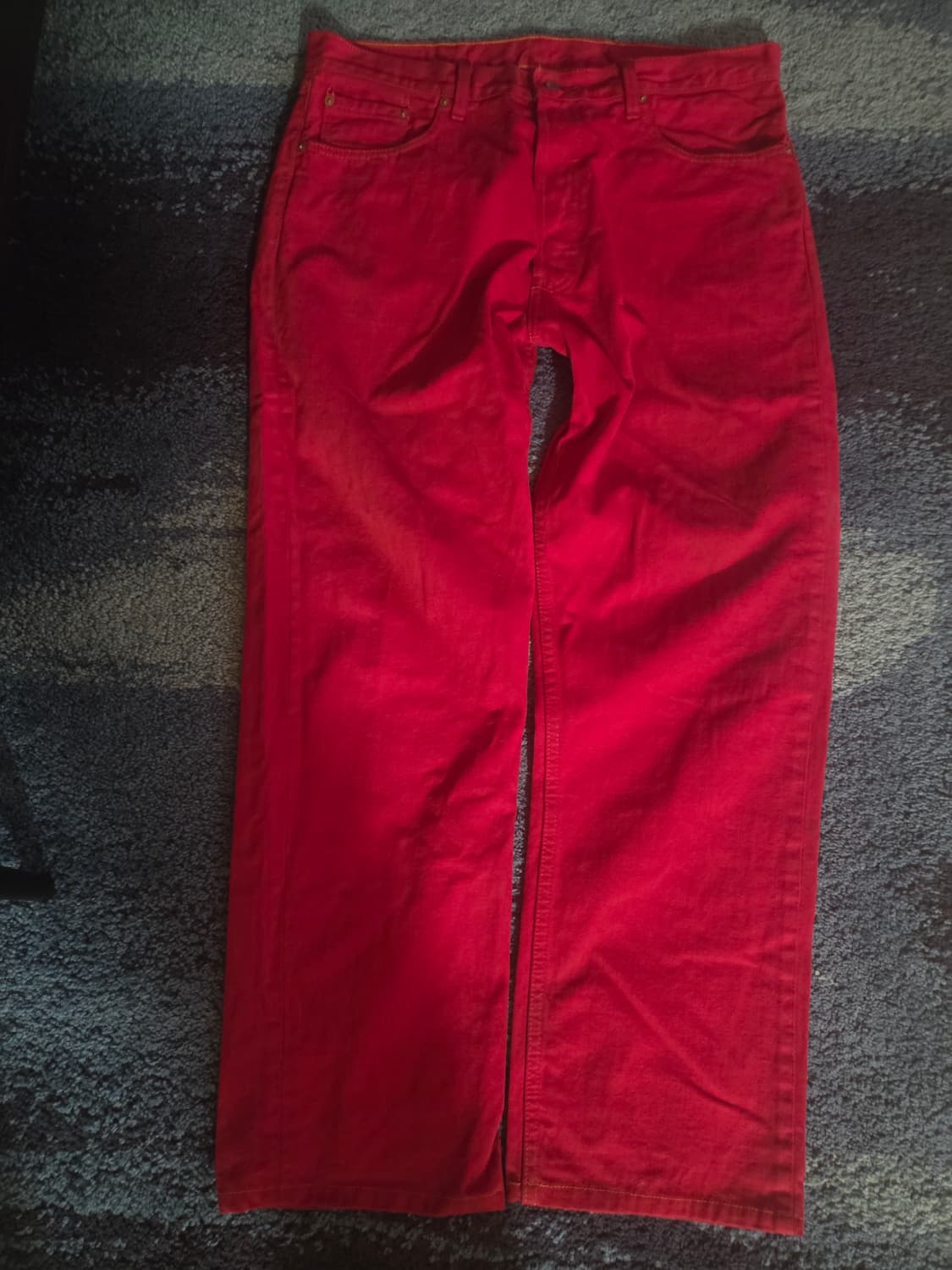 리바이스 509 레드스트레이트 진 데님 팬츠 W36 L34 상품이미지1