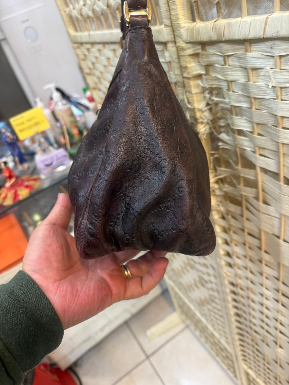 정품 구찌 시마 D링 숄더백 팝니다 상품이미지3