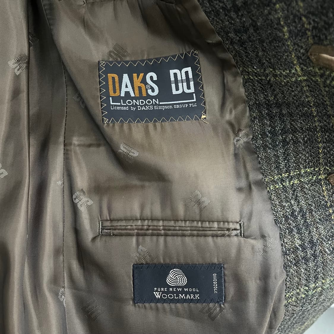 닥스 체크 울 자켓 남 xl 상품이미지6