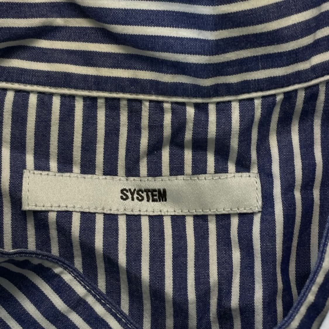 100 시스템옴므 헨리넥 레이어드 셔츠  상품이미지3