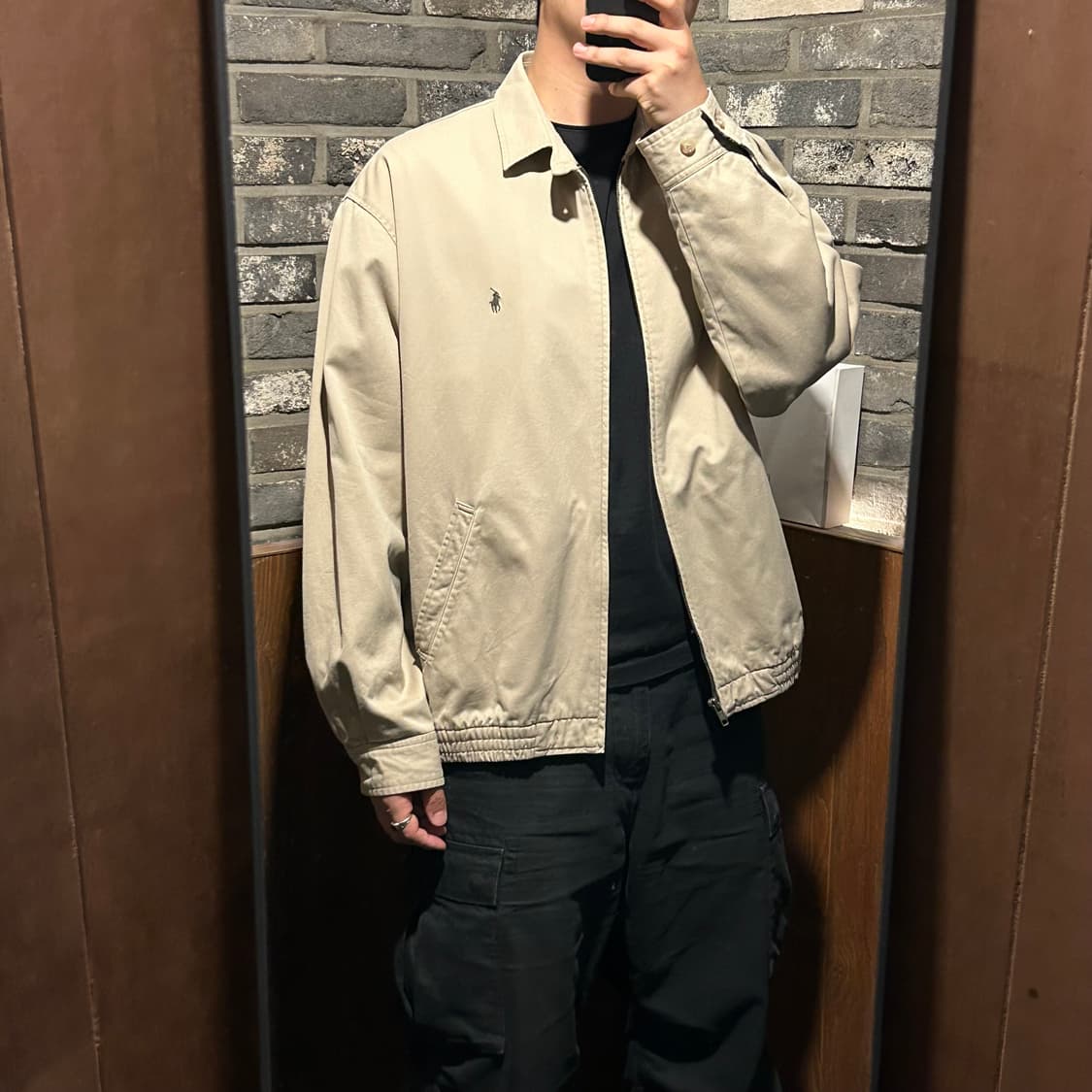 XL) 폴로 랄프로렌 베이포트 스윙탑 코튼 자켓 체크 안감 상품이미지8