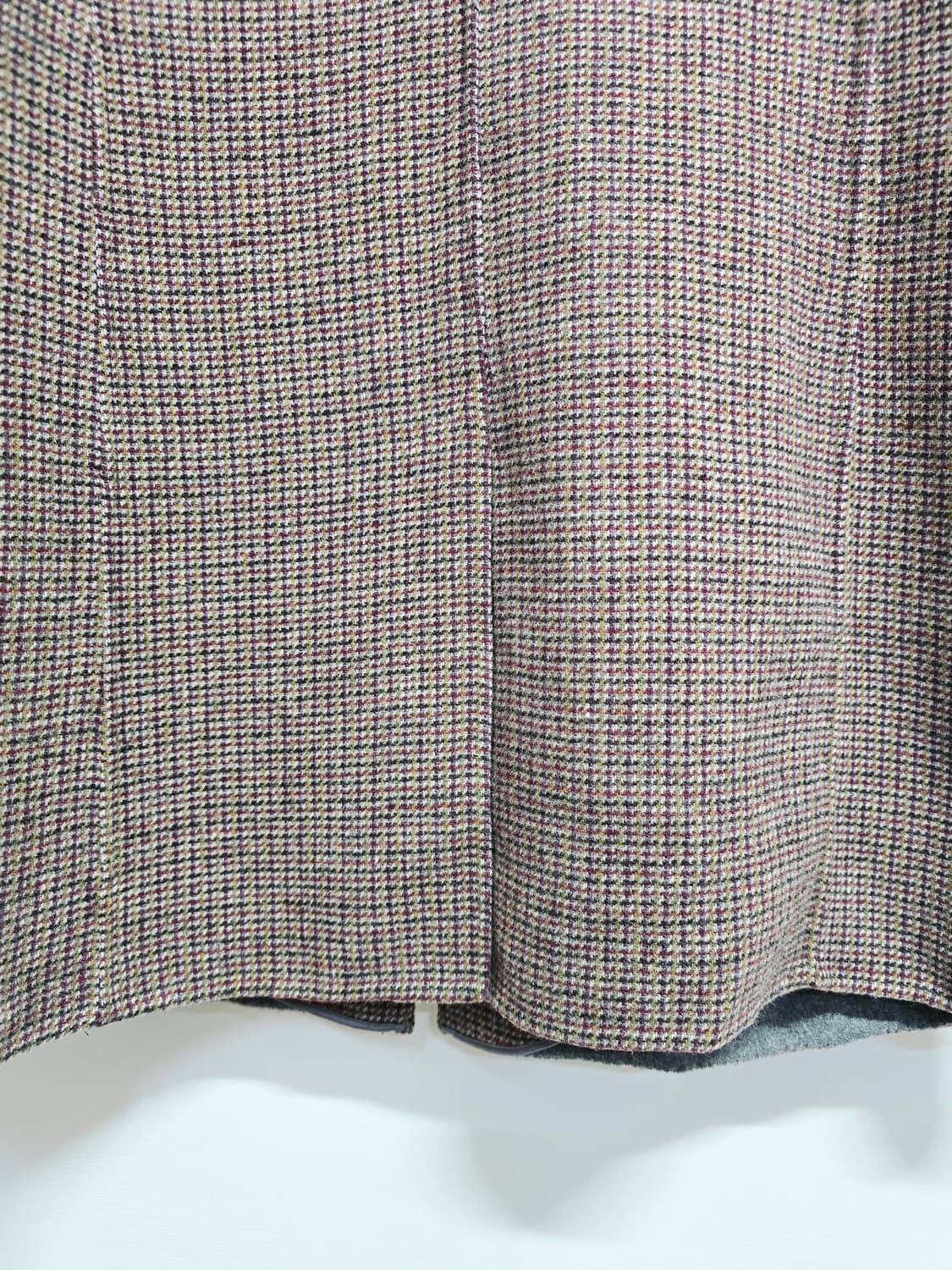 SI  체크 하프 코트 상품이미지6