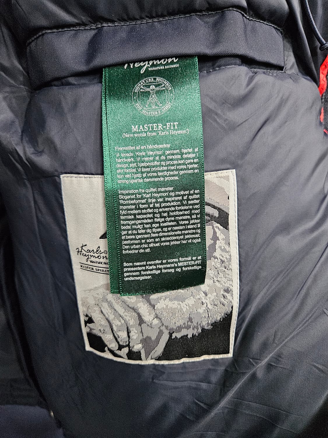 하버 파카 네이비컬러 남성 100 덕다운 야상패딩  상품이미지10