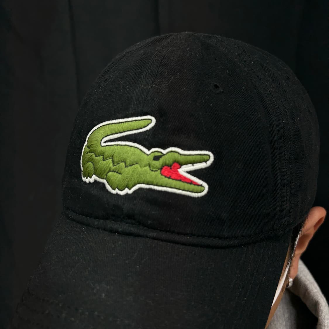 라코스테 빅 크로코 자수 볼캡 상품이미지7