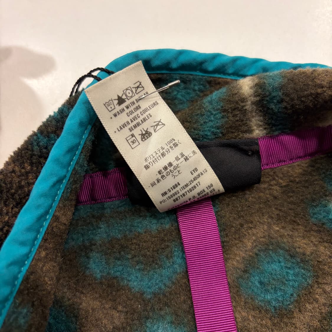 [M] 12FW 파타고니아 신칠라 빈티지 패턴 플리스 후리스 B794 상품이미지8