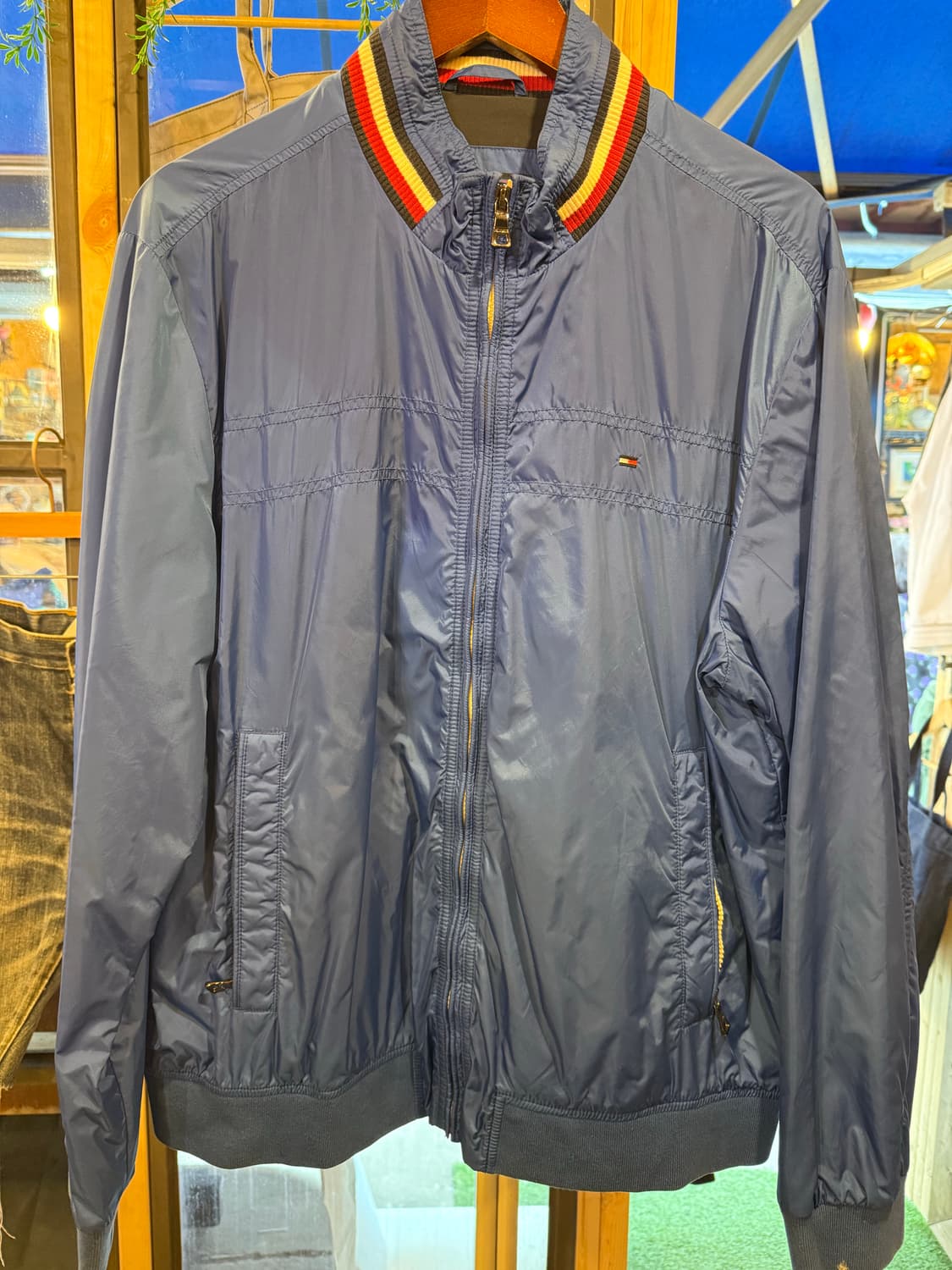 타미힐피거 블루 바람막이 상품이미지1