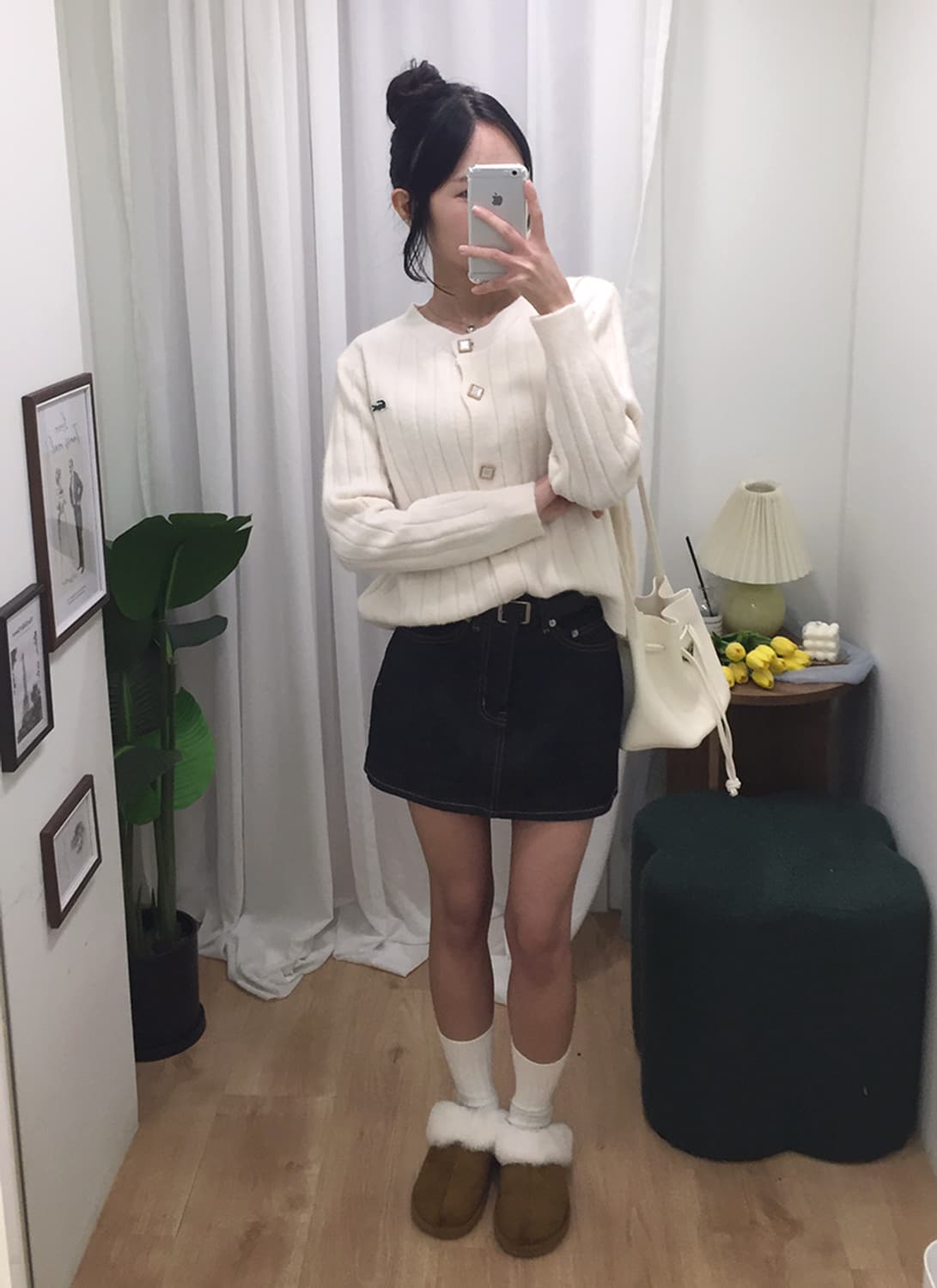 여성 라코스테 니트 가디건 95 상품이미지3