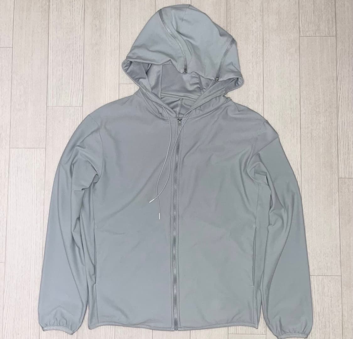 포스트아카이브팩션 센터 그레이 후드 파프 상품이미지1