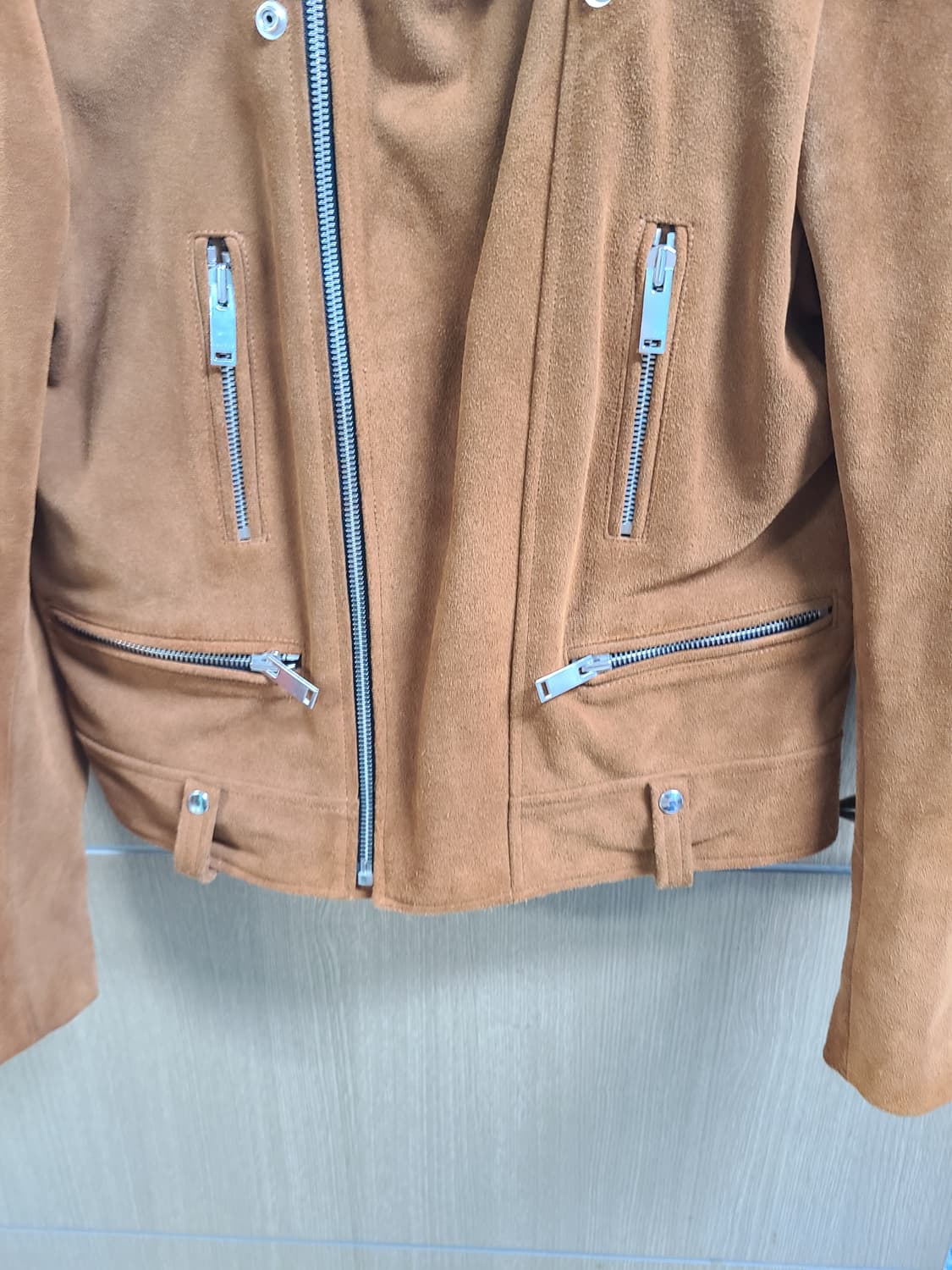 산드로옴므 카프 스웨이드 라이더자켓  상품이미지3