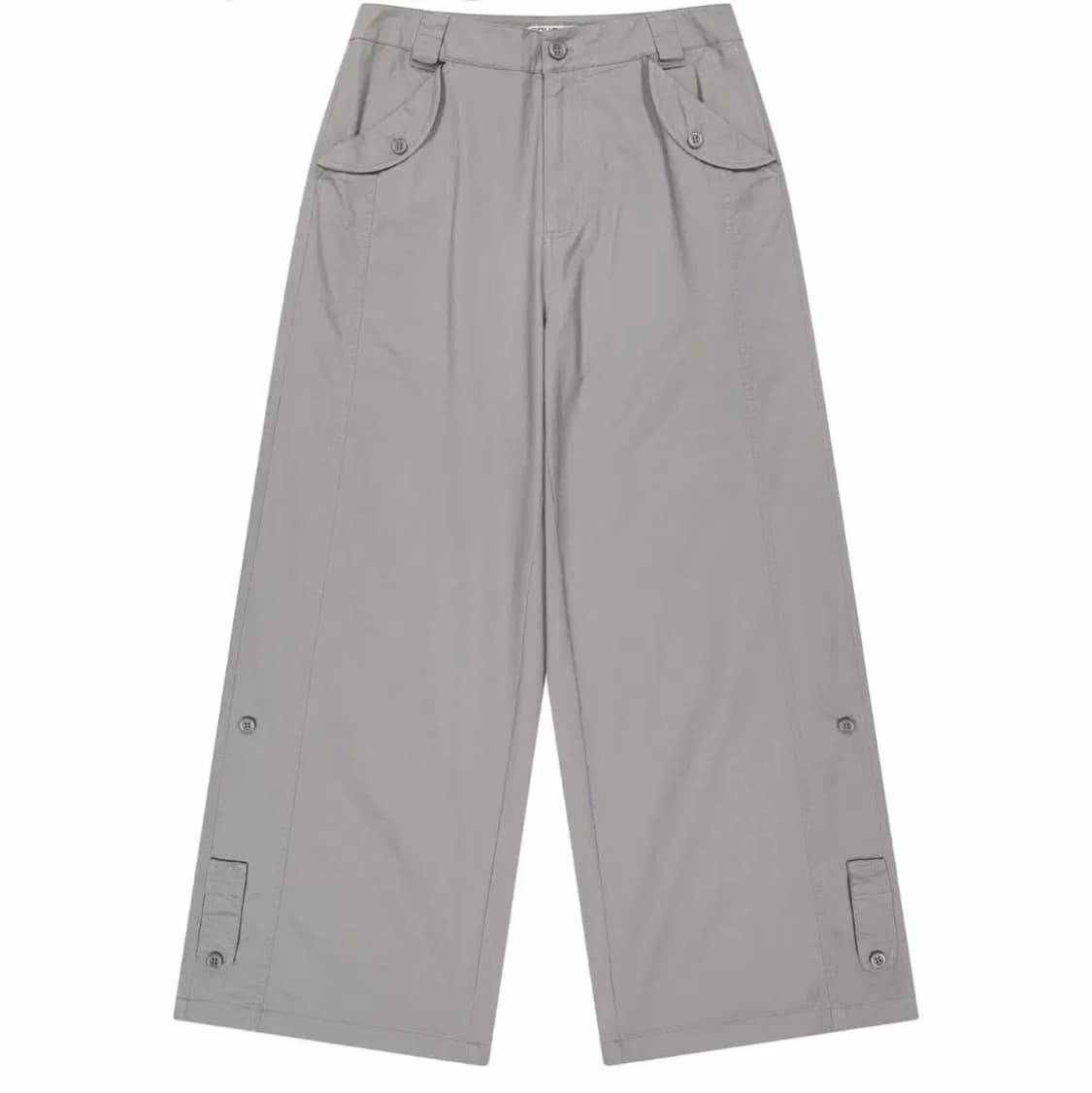구해요) 코이세이오 워시드 버튼 탭 팬츠 그레이 0사이즈 상품이미지1