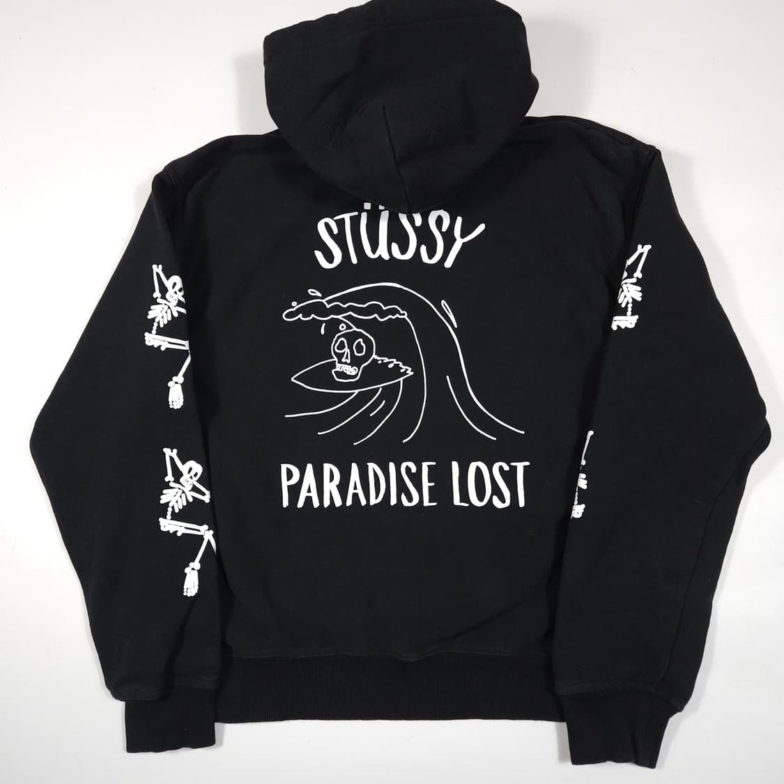 스투시 파라다이스 로스트 후드티 블랙 상품이미지4