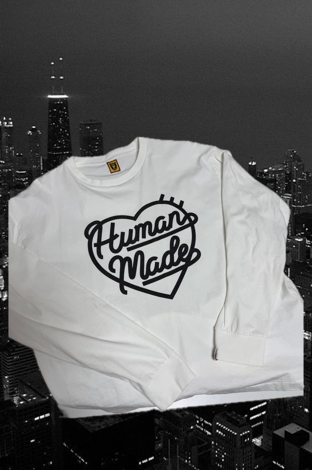 휴먼메이드 하트 롱슬리브 xl 화이트 상품이미지1