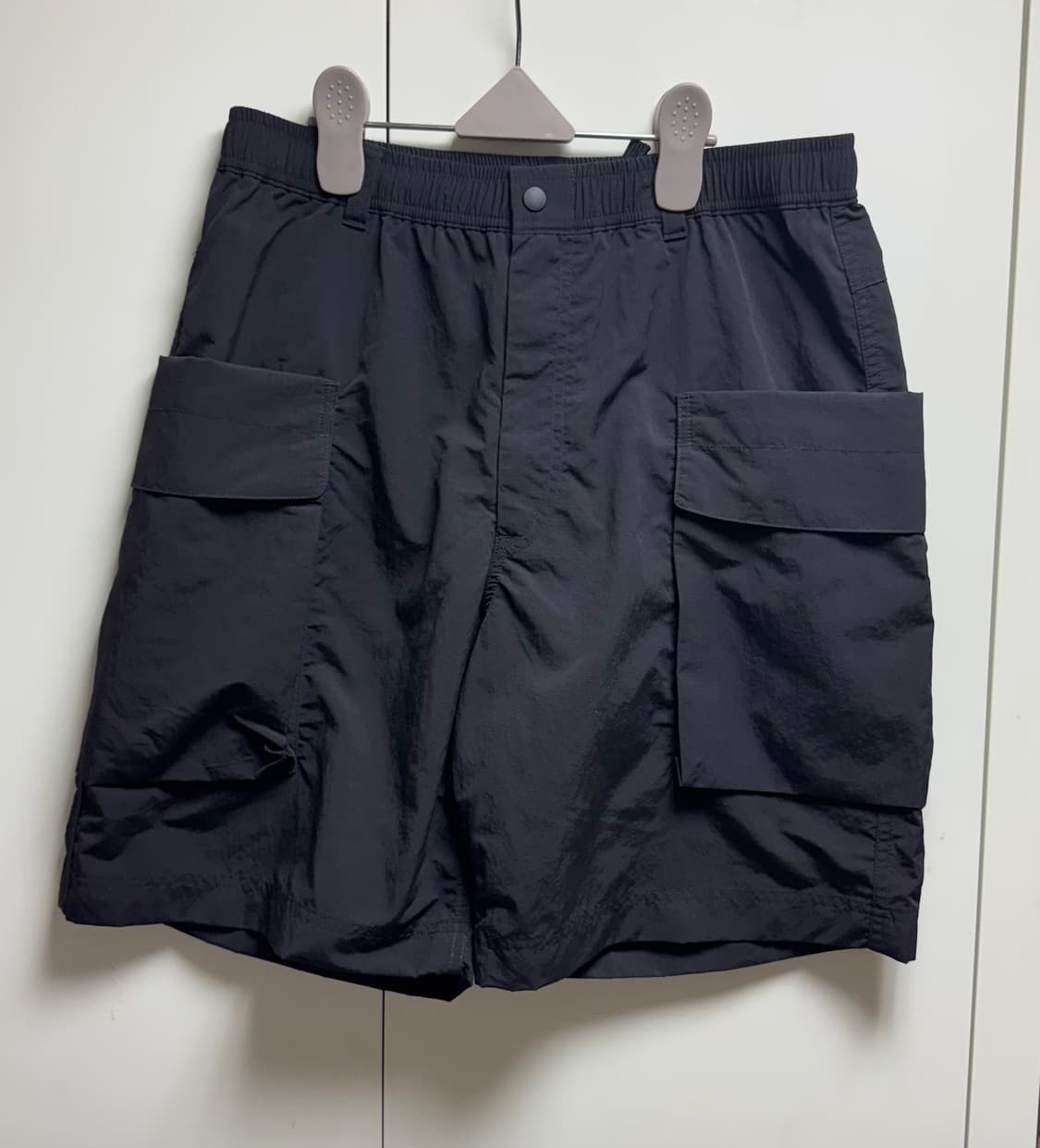 유니클로 파라슈트 카고 쇼트팬츠 블랙 M사이즈 상품이미지2