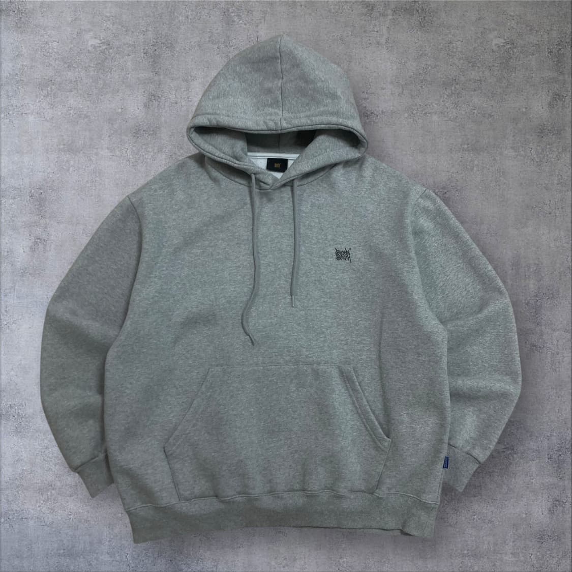 브라운브레스 빅로고 그레이 후드티 상품이미지2