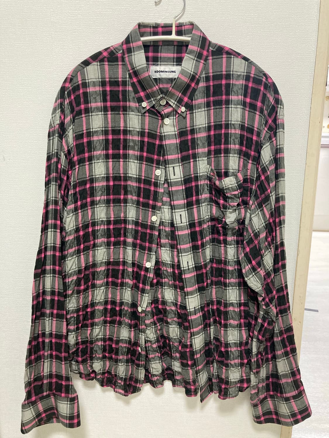 [S] 구민성 체크 셔츠 상품이미지1