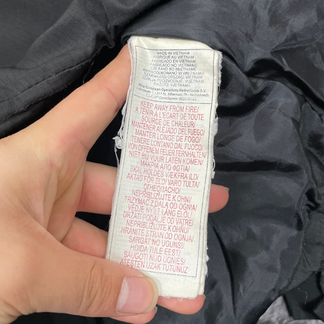 XL(2XL) 나이키 하이넥 파이핑 비대칭 바람막이점퍼 상품이미지8