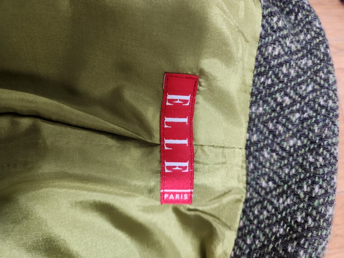 엘르 그린 패턴 크로셰 디테일 자켓 상품이미지6