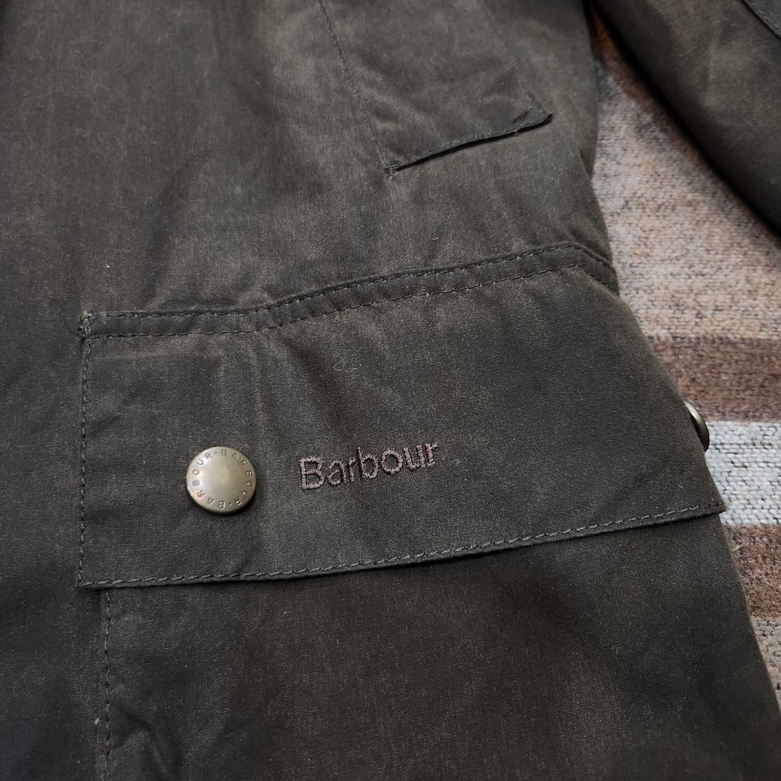Barbour 바버 애쉬비 왁스 코튼 헌팅 자켓 M 100 상품이미지6